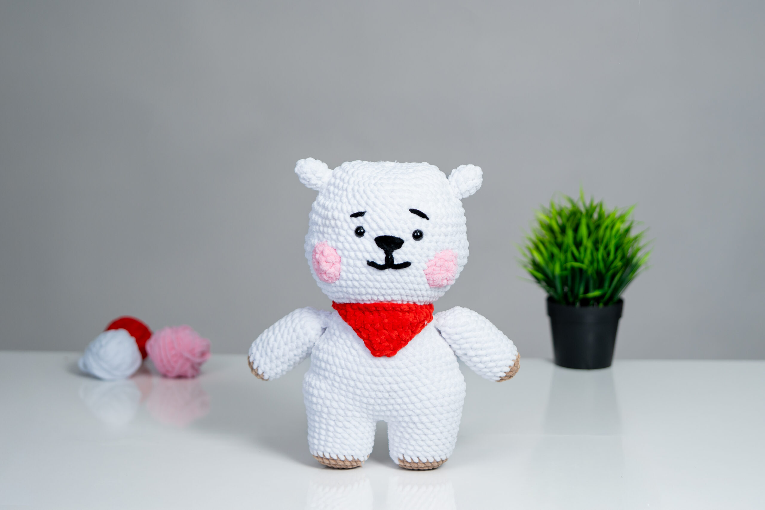 RJ BT21 Inspired Crochet Pattern | Amigurumi Doll with Scarf | PDF | US Terms